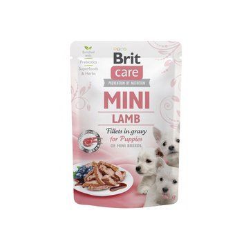 Корм вологий Brit Care Mini для цуценят філе з ягням в соусі 85 г 100911/100216/4418 фото