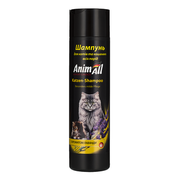 AnimAll Шампунь для котів/кошенят усіх порід з ароматом лаванди, 250 мл 4820224502496 фото