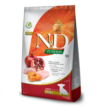 FARMINA N&D Grain Free PUMPKIN CHICKEN & POMEGRANATE PUPPY MINI 2.5kg 38722 фото