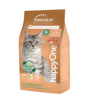 Сухий корм happyOne Premium для дорослих кішок зі свіжим лососем 1.5кг 5600760440532 фото