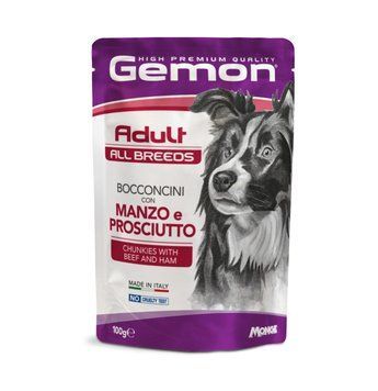 GEMON Dog Wet Adult з яловичиною та шинкою  70300605 фото