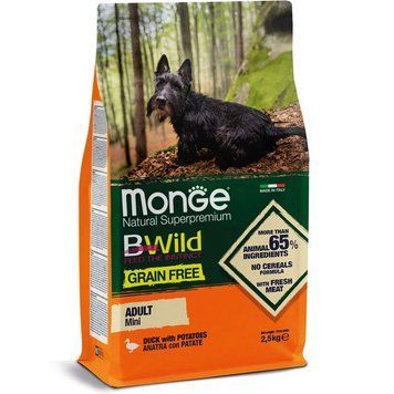 Monge Dog Bwild Grain Free Mini качка 70004756 фото