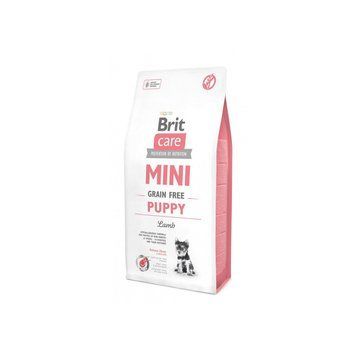 Корм сухий Brit Care Grain Free Mini Puppy Lamb для цуценят та молодих собак мініатюрних порід з ягням 7кг 170775/0152 фото