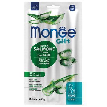 Monge Gift Dog Skin support лосось с алое 70085434 фото