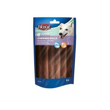 Ласощі Trixie Denta Fun для собак Палички для чищення зубів з кроликом 12 см 70 г 6 шт 31338 фото