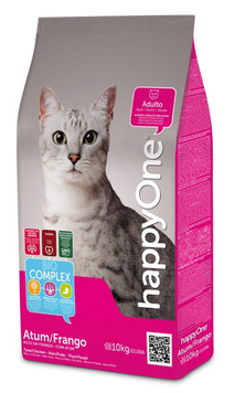 Корм для дорослих кішок з тунцем та куркою happyOne Adult Cat Tuna and Chicken 10 кг 5600760440037 фото
