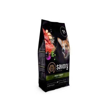 Корм сухой Savory All Breed Sterilised rich in Fresh Turkey для стерилизованных собак всех пород со свежей индейкой 3кг 31508 фото