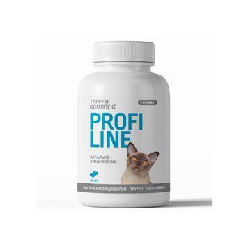 Вітаміни Provet PROFILINE для котів ТАУРИН комплекс 180 таб PR243170 фото