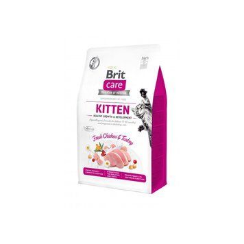 Корм сухий Brit Care Cat Grain Free Kitten Healthy Growth & Development для кошенят для здорового зростання та розвитку 7кг 171277/0662 фото
