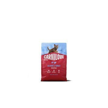 Корм сухий Carnilove Active Salmon & Turkey Kitten для кошенят лосось та індичка 2кг 173707 фото
