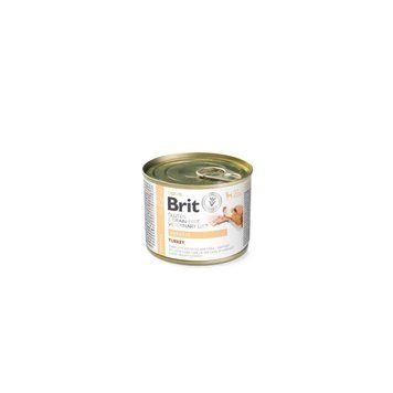 Корм вологий Brit VetDiet Hepatic для собак для підтримки функцій печінки з індичкою 200 г 101313 фото