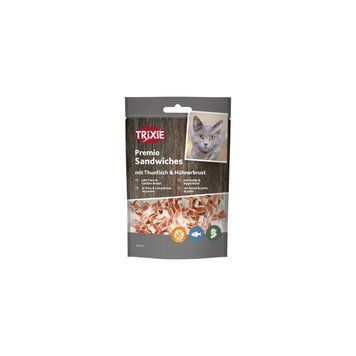 Ласощі Trixie Premio Tuna Sandwiches для котів кубики з тунцем і куркою 50 г 42731 фото