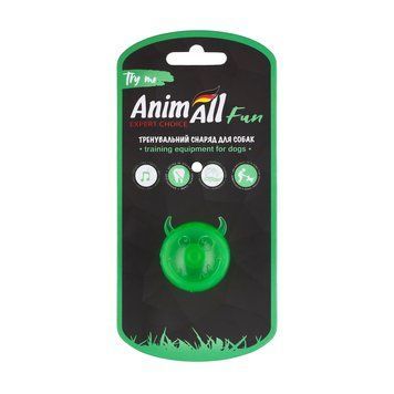 AnimAll Fun м'яч чортик з пищалкою 45 мм зелений 2000993005219 фото