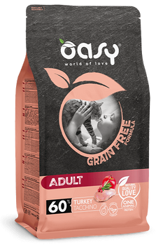 OASY CAT Grain Free Adult індичка 300г 3017349428 фото