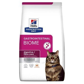 Hill&rsquo;s PRESCRIPTION DIET Gastrointestinal Biome Сухий корм для котів при захворюваннях шлунково-кишкового тракту, з куркою, 3 кг 605851 фото