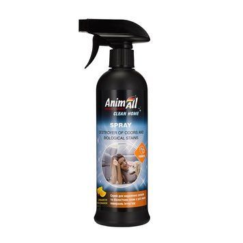 AnimAll cleane home Спрей-винищувач запахів та біологічних плям, кориця з апельсином, 500 мл 4820220811820 фото
