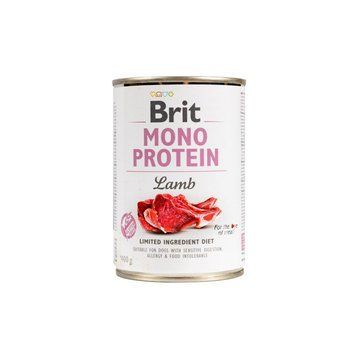 Корм вологий Brit Mono Protein Lamb для собак з ягнятиною 400 г 100834/100058/9773 фото