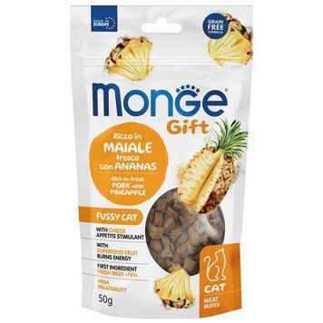 Monge Gift Fussy Cat свинина з ананасами 70085168 фото