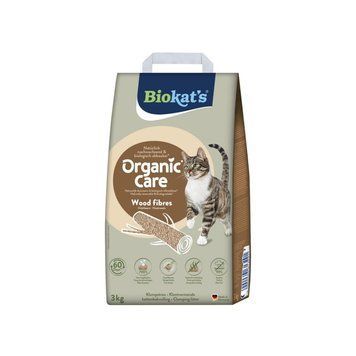 Наповнювач деревний Biokats для котячого туалету Organic Care 8л/3кг G-617503 фото