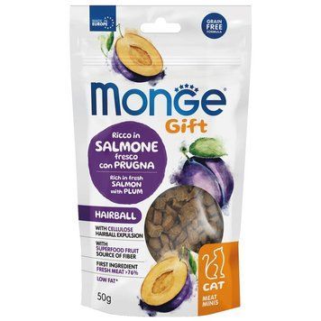 Monge Gift Cat Hairball лосось зі сливою 70085137 фото
