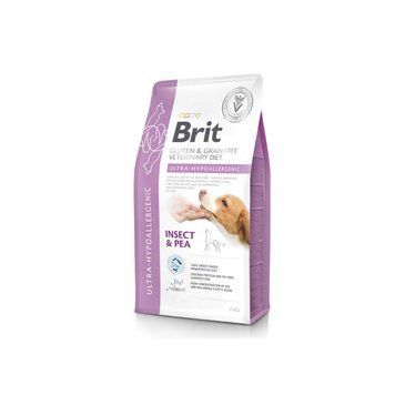 Корм сухий Brit VetDiet Dog Ultra-hypoallergenic для собак при проблемах з травленням з комахами 2 кг 172240 фото