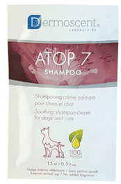 Dermoscent ATOP 7 Shampoo успокаивающий крем-шампунь при аллергии и атопии у кошек и собак, 15 мл _44513 фото