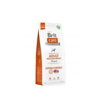 Корм сухий Brit Care Dog Hypoallergenic Adult Medium Breed для собак середніх порід гіпоалергенний з ягням 12кг 172216 фото