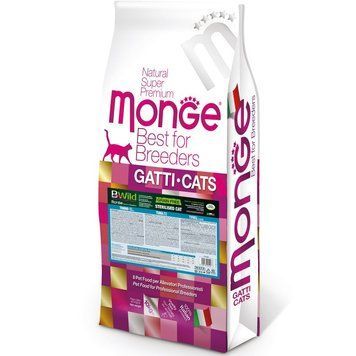 Monge Cat Bwild Grain Free Sterilised тунець 10кг 70005197 фото