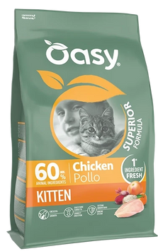 Oasy Dry Cat Superior Kitten курица 1.5кг 4329515716 фото
