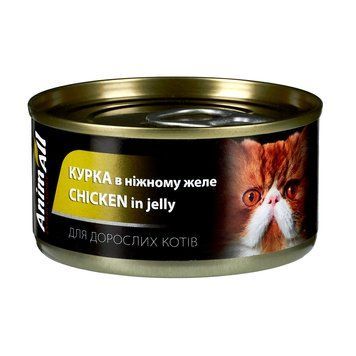 АнімАлл вологий корм для котів Курка в ніжному желе 85г 168321 фото