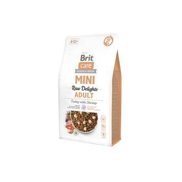 Корм сухий Brit Care Mini Raw Delights Turkey with Shrimp д/собак малих порід індичка з креветкою 2 кг 173214 фото