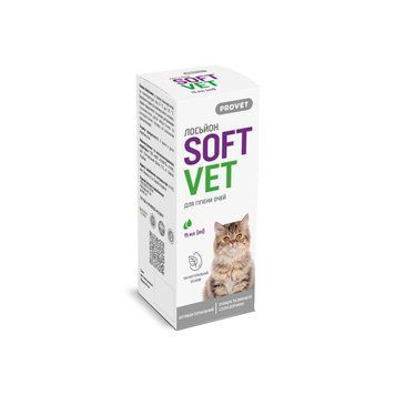 Лосьон Provet SOFTVET для гигиены глаз кошек и собак 15 мл PR244007 фото