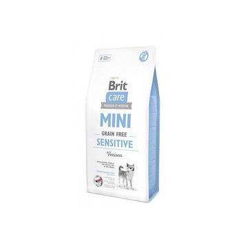 Корм сухий Brit Care Grain Free Mini Sensitive для собак мініатюрних порід з чутливим травленням з олениною 7кг 170778/0183 фото