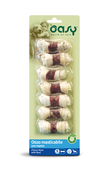 OASY DOG Chewy Bone говядина -S- (7 pcs) 90г 8053017340968 фото