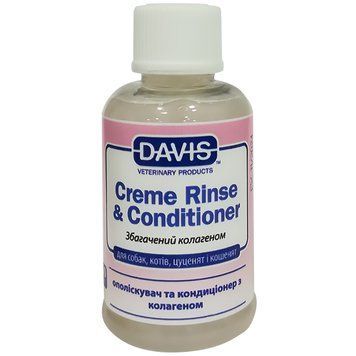 Davis Creme Rinse & Conditioner ДЭВИС КРЕМ РИНЗ ополаскиватель и кондиционер с коллагеном для собак и кошек, концентрат 50мл CRR50 фото
