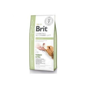 Корм сухий Brit Grain Free VetDiet Dog Diabetes для собак з цукровим діабетом з індичкою та горохом 12 кг 170942/528097 фото