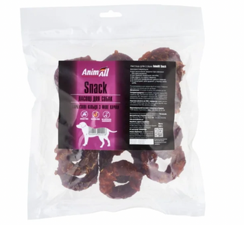 AnimAll Snack гарбузові кільця з філе качки для собак 500 г 2000993002218 фото