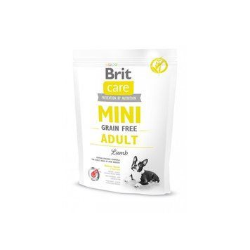 Корм сухий Brit Care Grain Free Mini Adult Lamb для дорослих собах мініатюрних порід з ягням 400 г 170771/0114 фото
